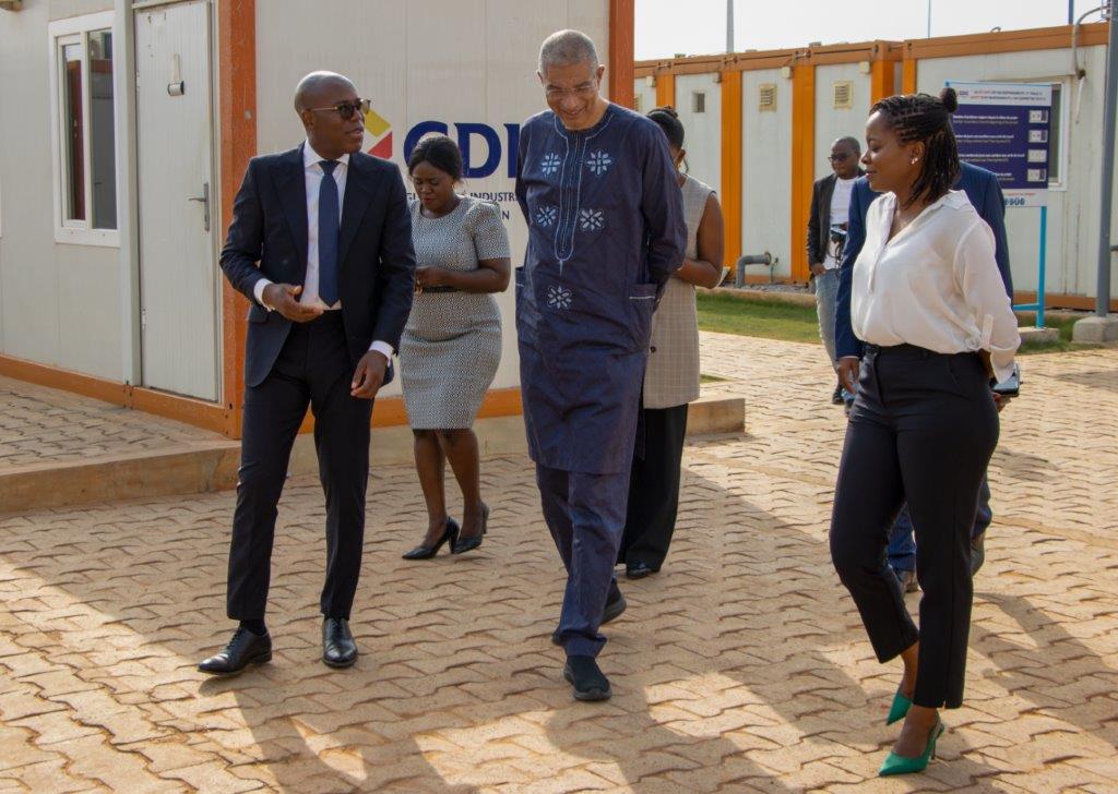 M. Lionel Zinsou, ancien Premier ministre du Bénin, en visite à la GDIZ