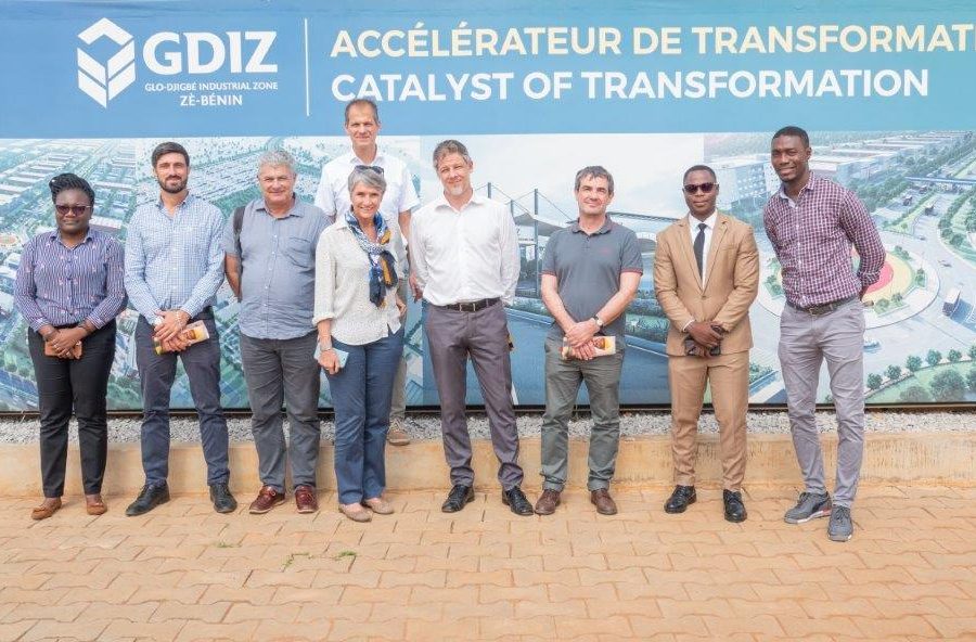 a delegation from the Swiss Cooperation in Benin