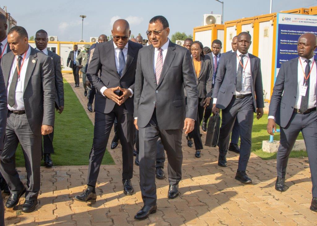 Visite officielle à la GDIZ de S.E.M. MOHAMED BAZOUM Président de la République du Niger