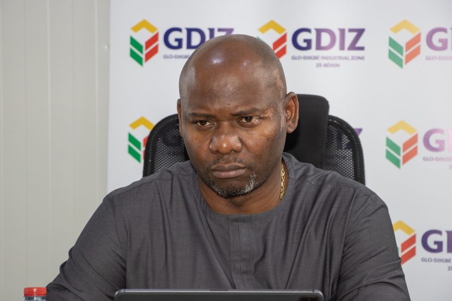 delegation from the Parti Démocratique du Gabon (PDG), headed by its Secretary General, Nzegho Diego