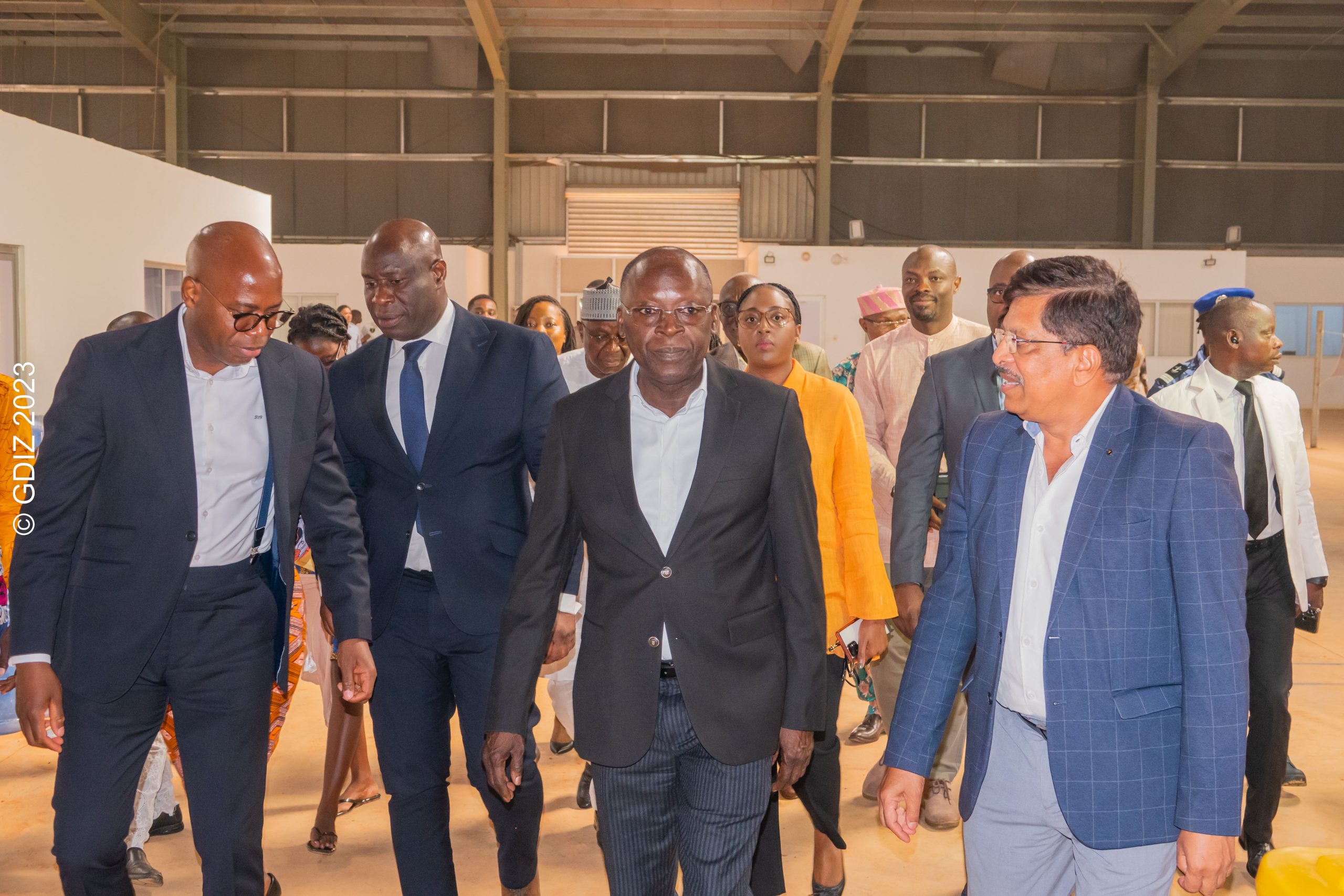 working session with Minister of State, Abdoulaye Bio Tchané at GDIZ