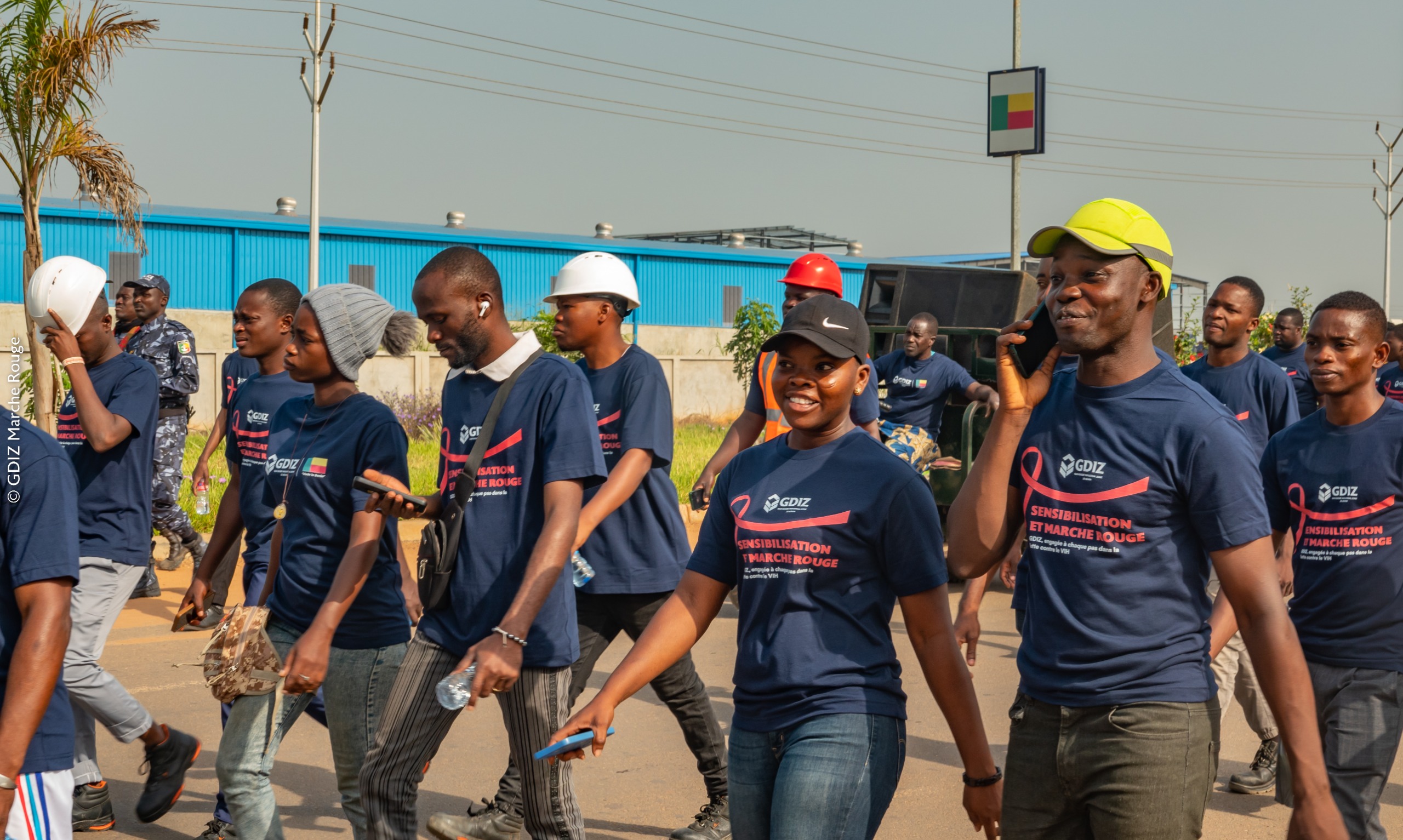 The Red Walk of GDIZ, a memorable day dedicated to raising awareness and fighting against HIV/AIDS