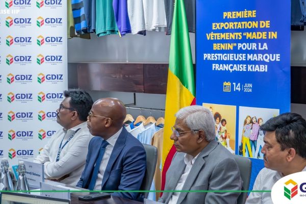 GDIZ export 'Made-in-Benin garments to KIABI in Europe GDIZ export 'Made-in-Benin garments to KIABI in Europe