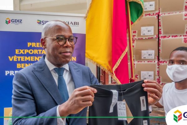KIABI 1ST SHIPMENT FROM GDIZ BENIN -JUNE 2024-3 GDIZ export 'Made-in-Benin garments to KIABI in Europe