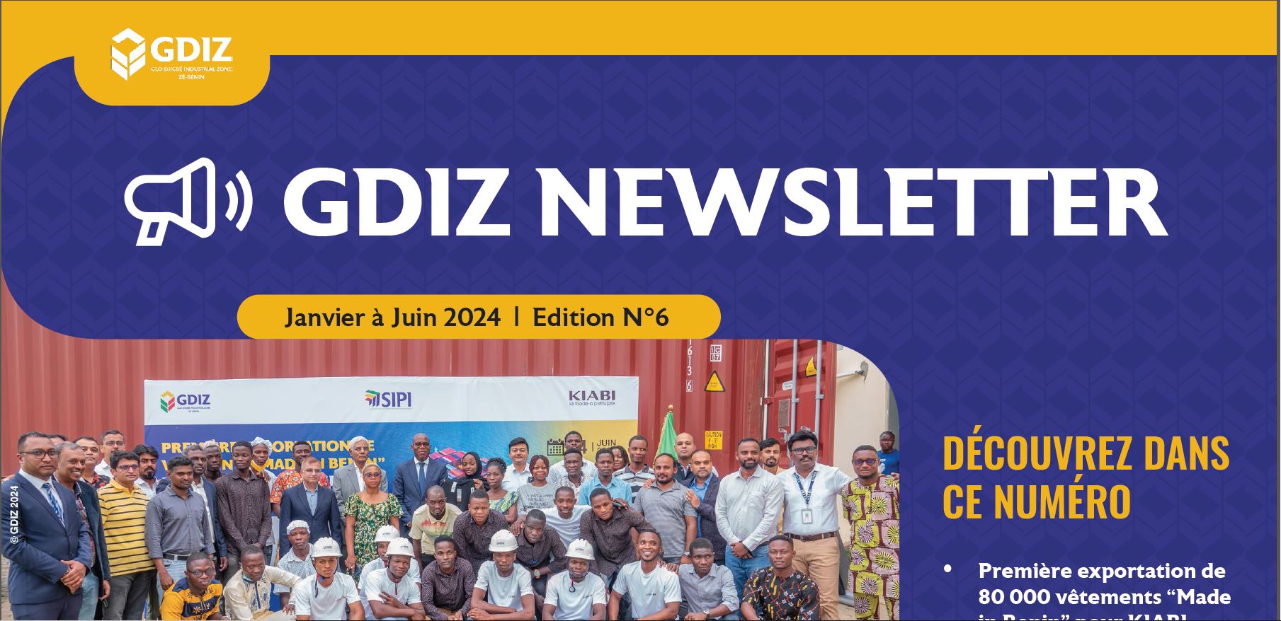 GDIZ newsletter Janvier à Juin 2024