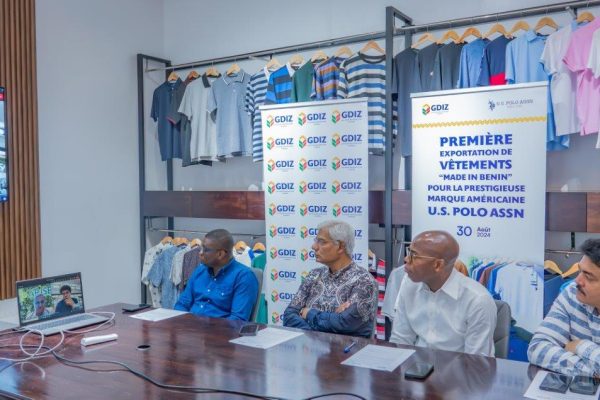 Glo-Djigbé Industrial Zone (GDIZ) is exporting its first ‘Made in Benin’ garments for the American brand U.S. Polo Assn.