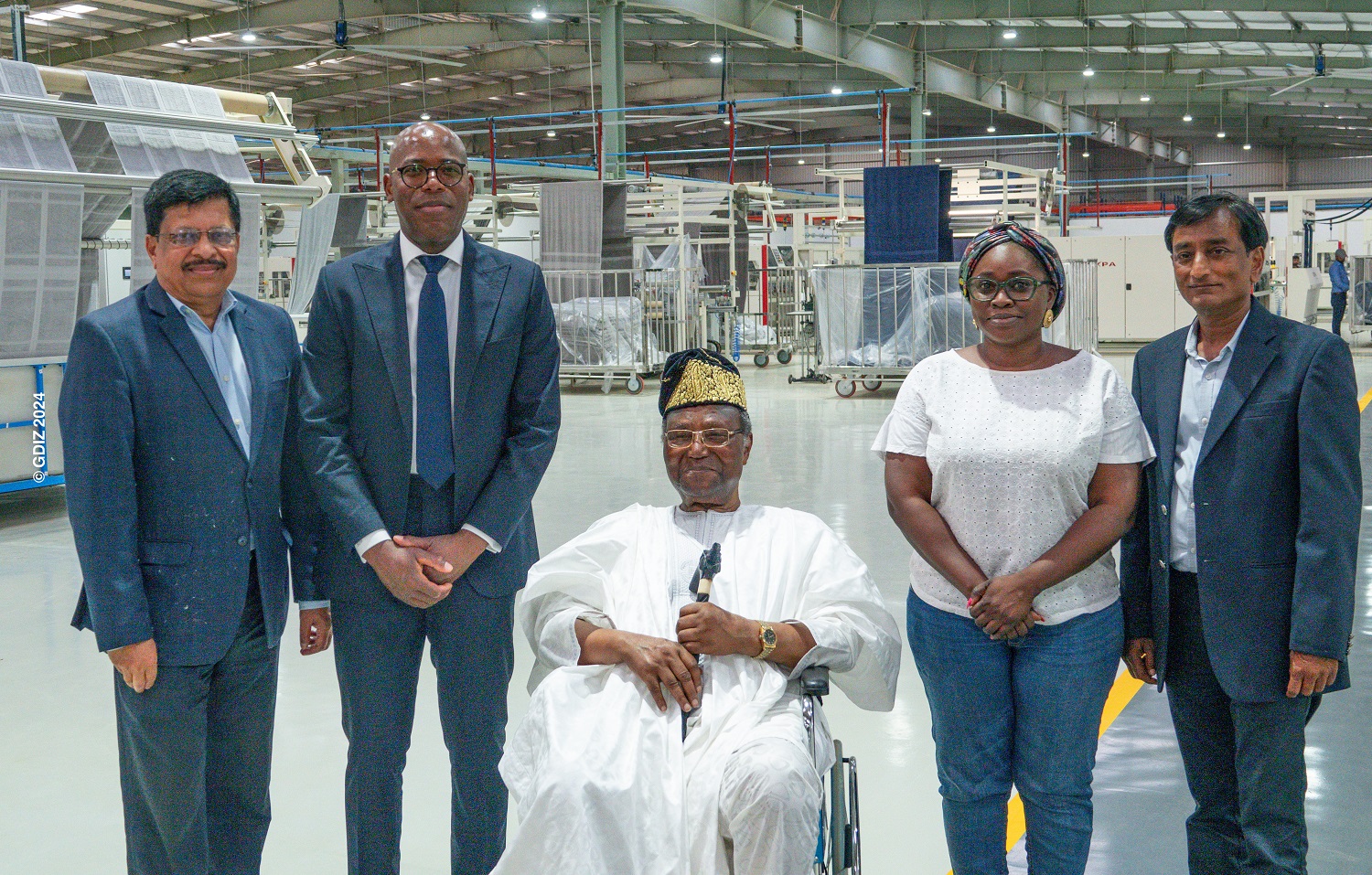 Visite du Président Nicéphore Soglo à la Zone Industrielle de Glo-Djigbé (GDIZ)