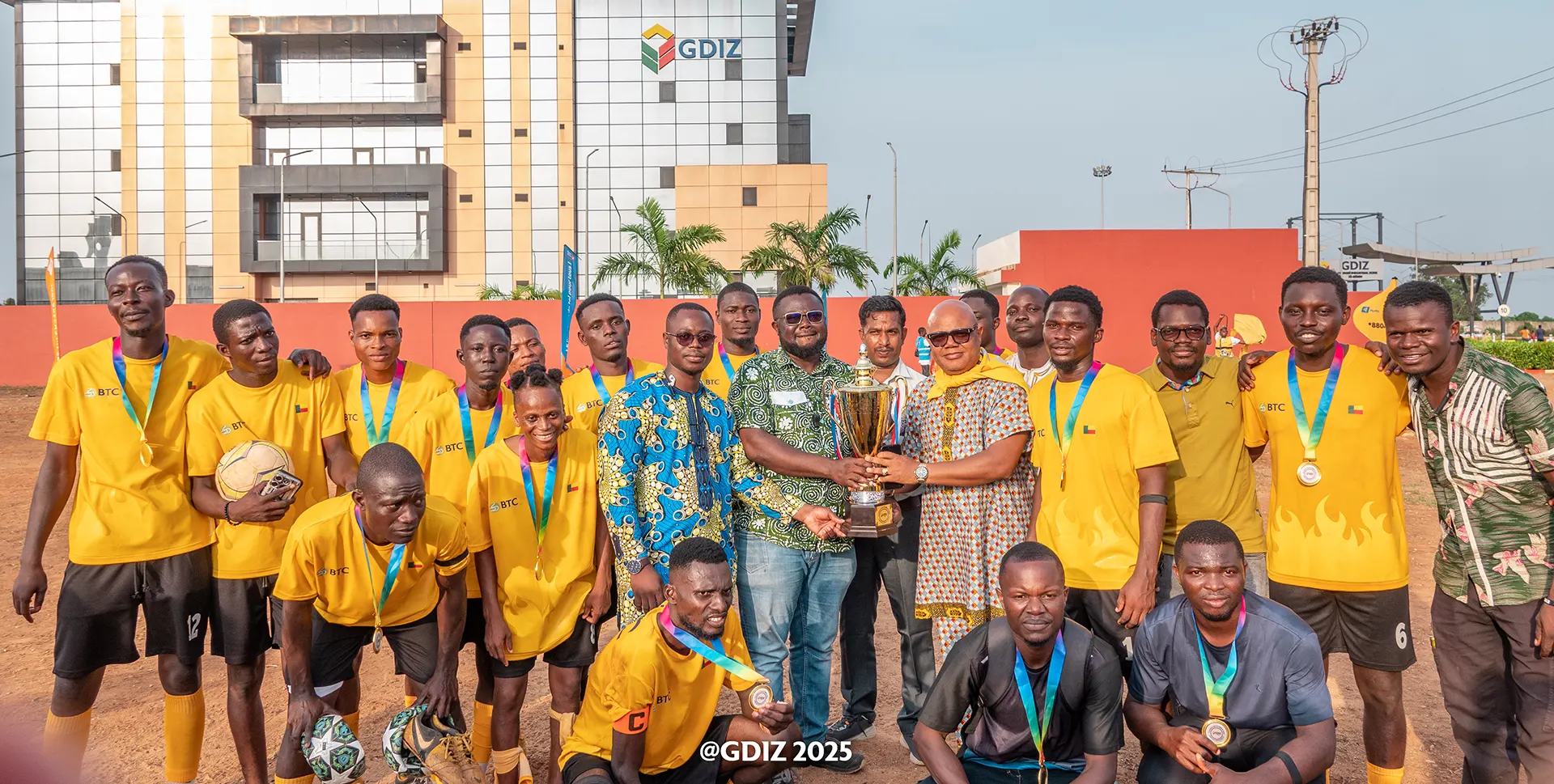 GDIZ COHESION TOURNAMENT: BENIN TEXTILE CORPORATION (BTC) CROWNED CHAMPIONS
