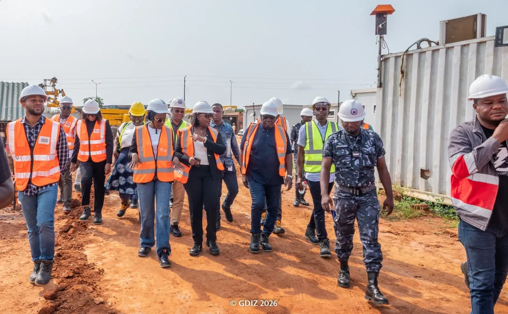GDIZ: Ministers Shadiya Alimatou Assouman and Gaston Dossouhoui visit Ehua Industries plant construction site