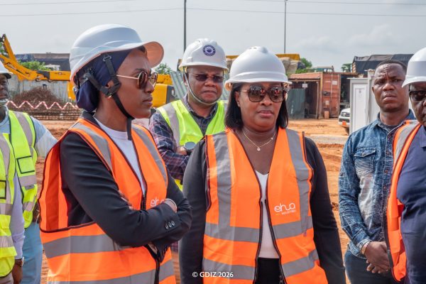 GDIZ: Ministers Shadiya Alimatou Assouman and Gaston Dossouhoui visit Ehua Industries plant construction site