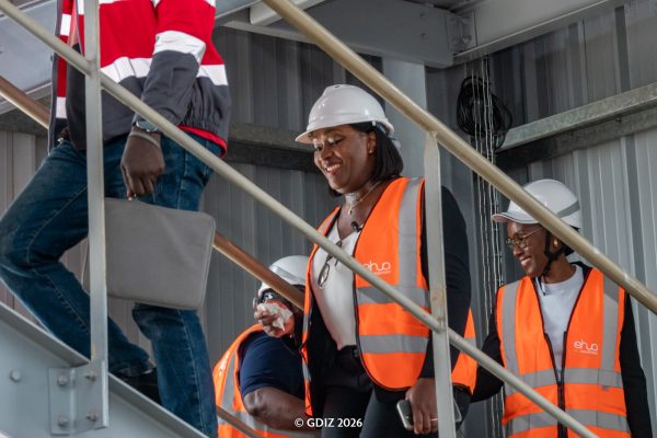 GDIZ: Ministers Shadiya Alimatou Assouman and Gaston Dossouhoui visit Ehua Industries plant construction site