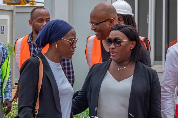 GDIZ: Ministers Shadiya Alimatou Assouman and Gaston Dossouhoui visit Ehua Industries plant construction site
