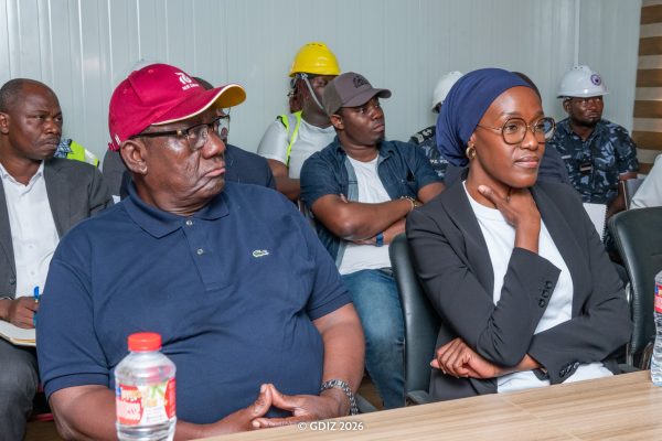 GDIZ: Ministers Shadiya Alimatou Assouman and Gaston Dossouhoui visit Ehua Industries plant construction site
