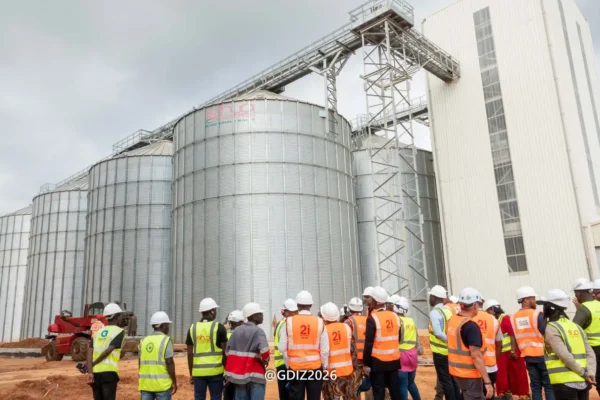Benin’s Minister of Agriculture, Livestock and Fisheries reviews progress at EHUA Industries construction site in GDIZ Benin’s Minister of Agriculture, Livestock and Fisheries reviews progress at EHUA Industries construction site in GDIZ
